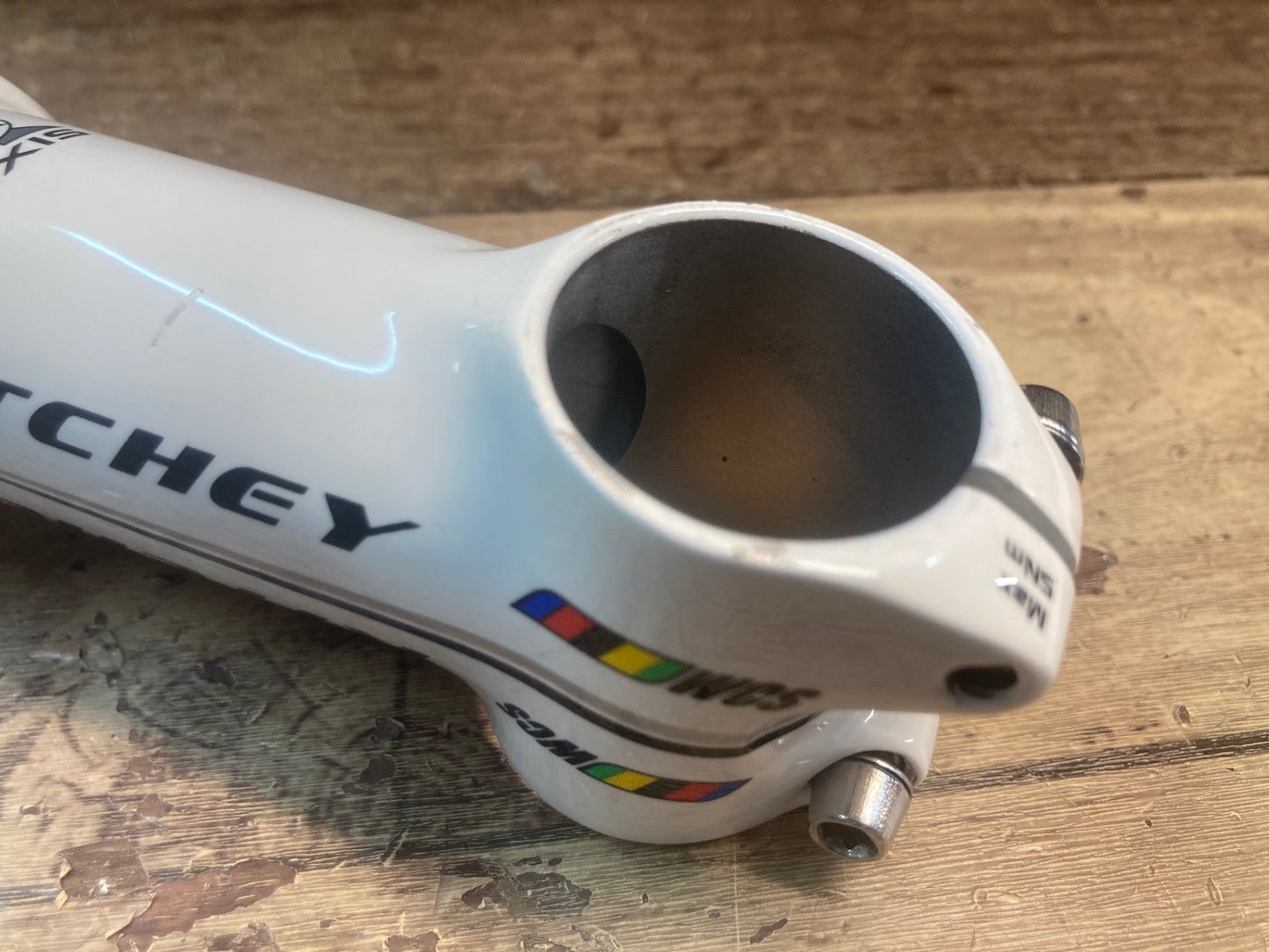 IH019 リッチー RITCHEY WCS 4AXIS アルミ ステム 90mm OS Φ31.8mm 白