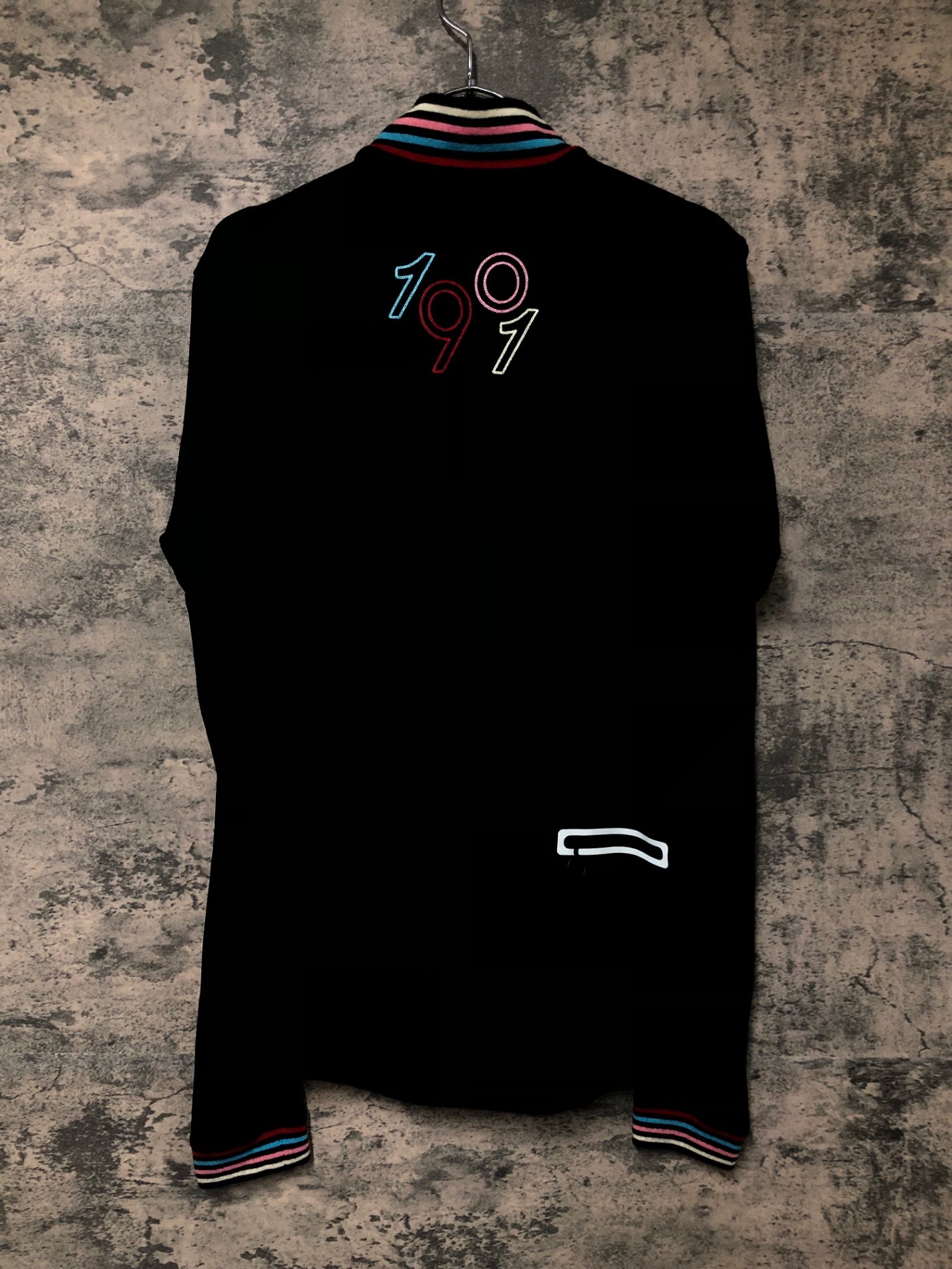 IY511 ラファ Rapha CROSS 18 CLASSIC LS JERSEY 長袖 サイクルジャージ 黒 L 裏起毛