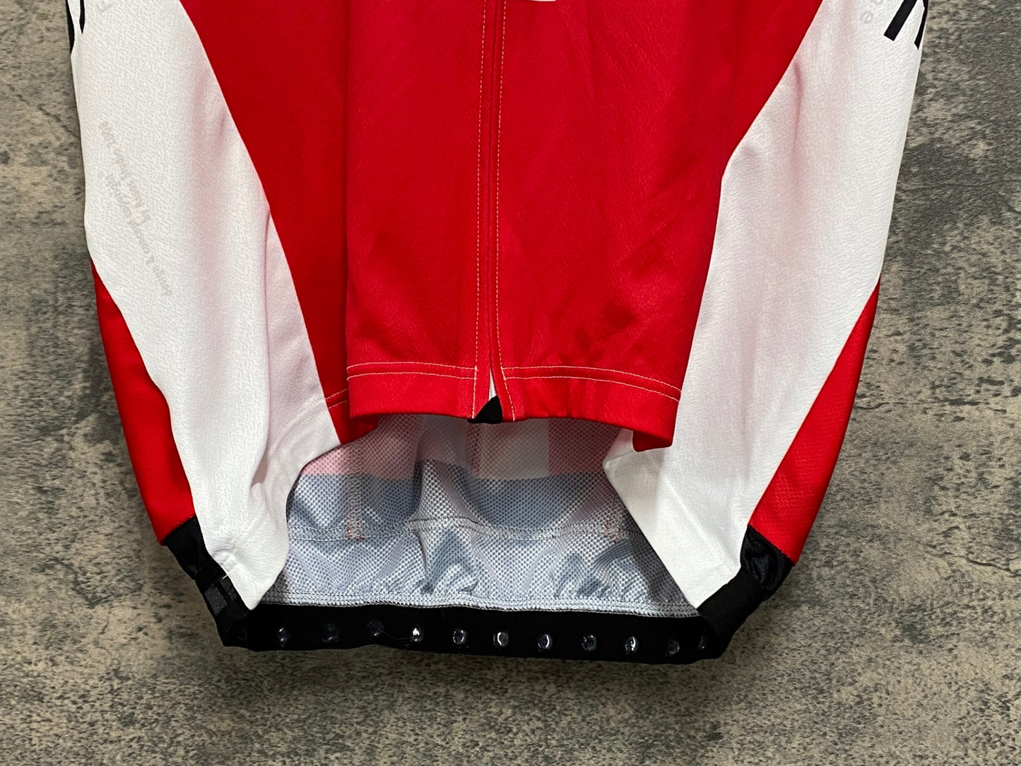 IZ547 アソス assos federation Swiss Jersey 半袖 サイクルジャージ 白 赤 XL