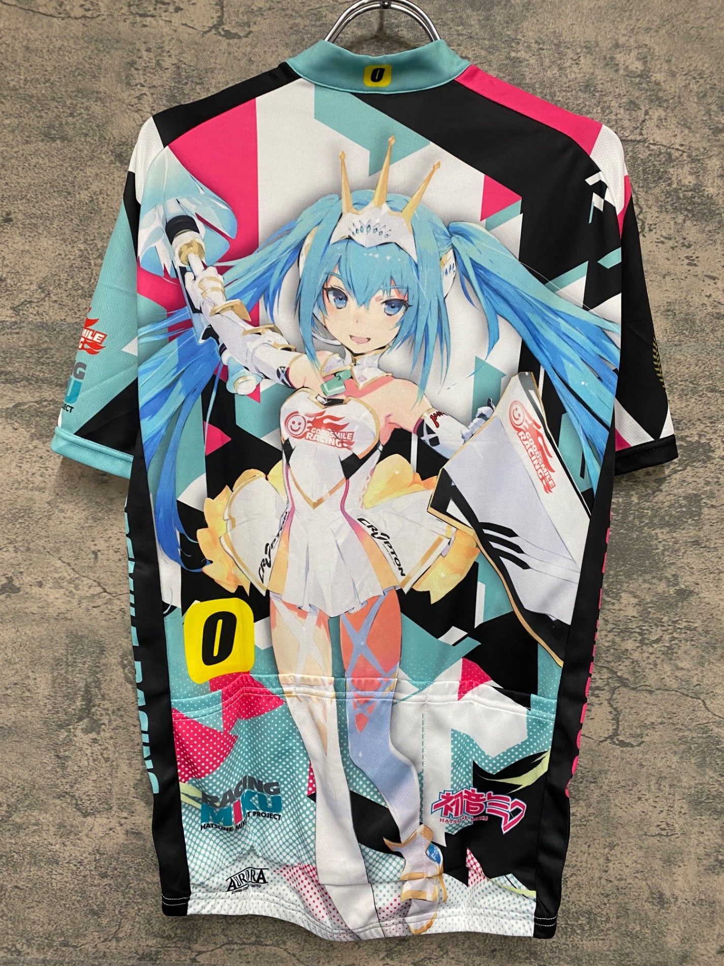 IU373 アウローラ AURORA RACING MIKU 半袖サイクルジャージ XL 初音ミク GT プロジェクト 10周年記念Ver