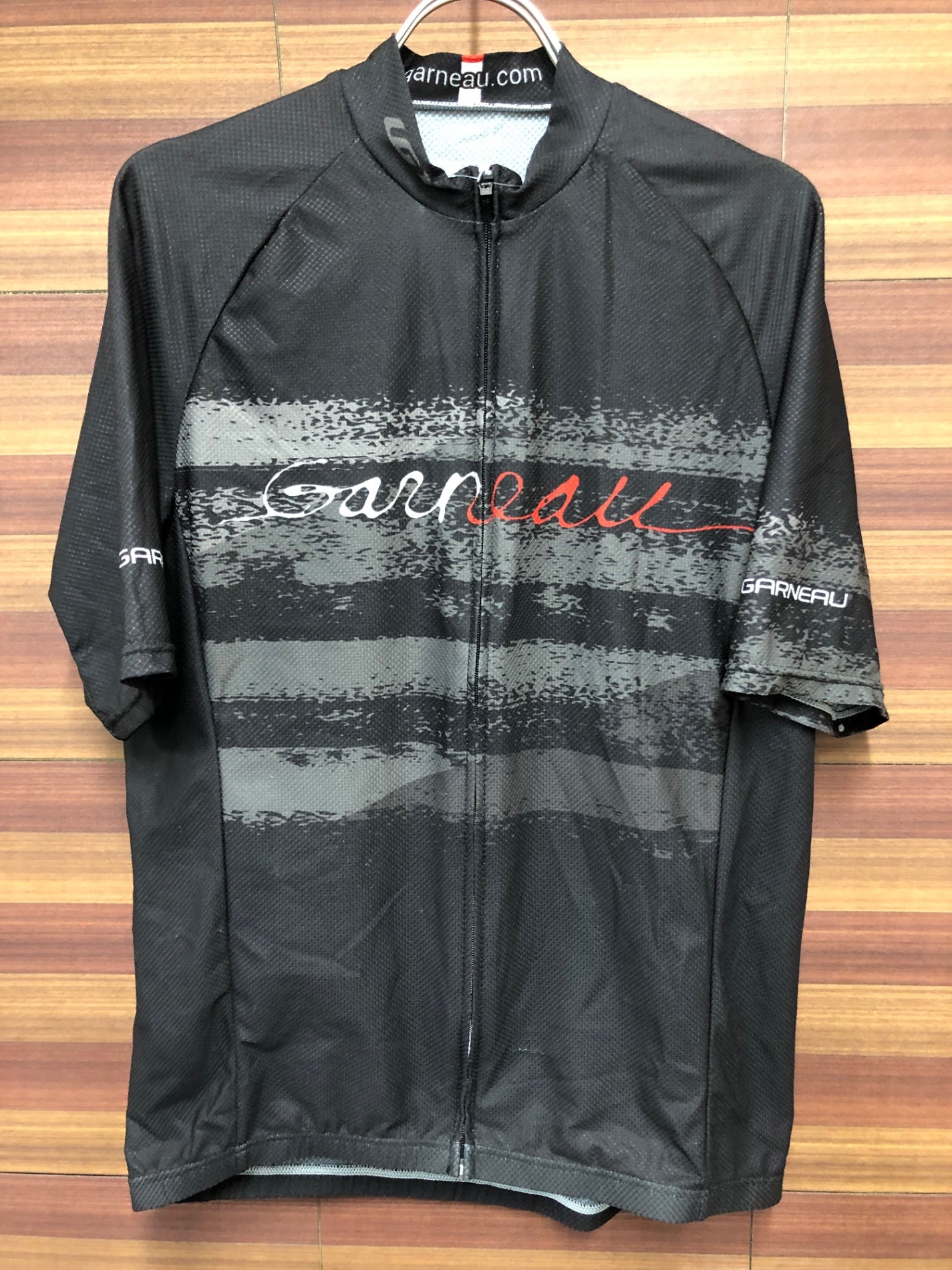 IR924 ガノー GARNEAU 半袖 サイクルジャージ 黒 M