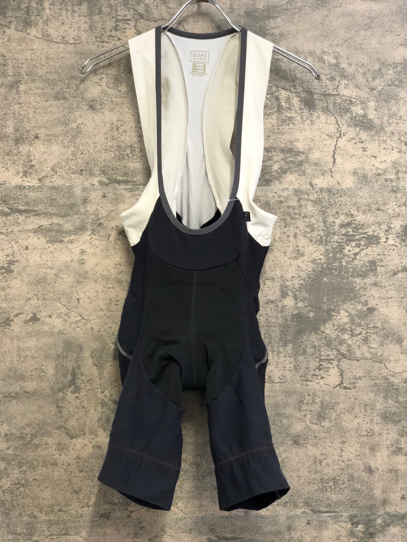 IV339 ゴアバイクウェア GORE BIKE WEAR ビブショーツ 紺 L 裏起毛