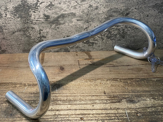 JB527 日東 NITTO グランボア GRAND BOIS ドロップハンドル シルバー エンドC-C420mm Φ25.4