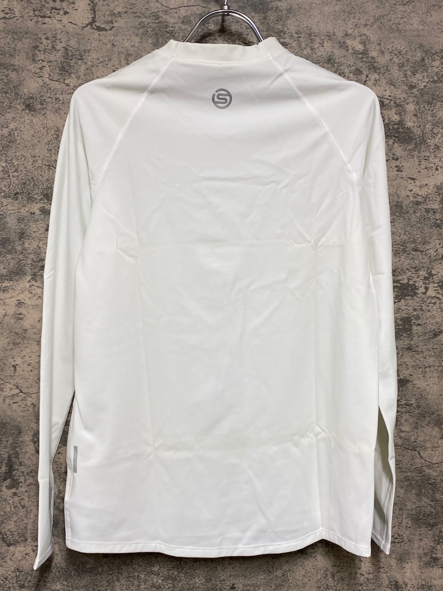 IW944 スキンズ SKINS DNAmic Force 長袖 ベースレイヤー M ホワイト 裏起毛