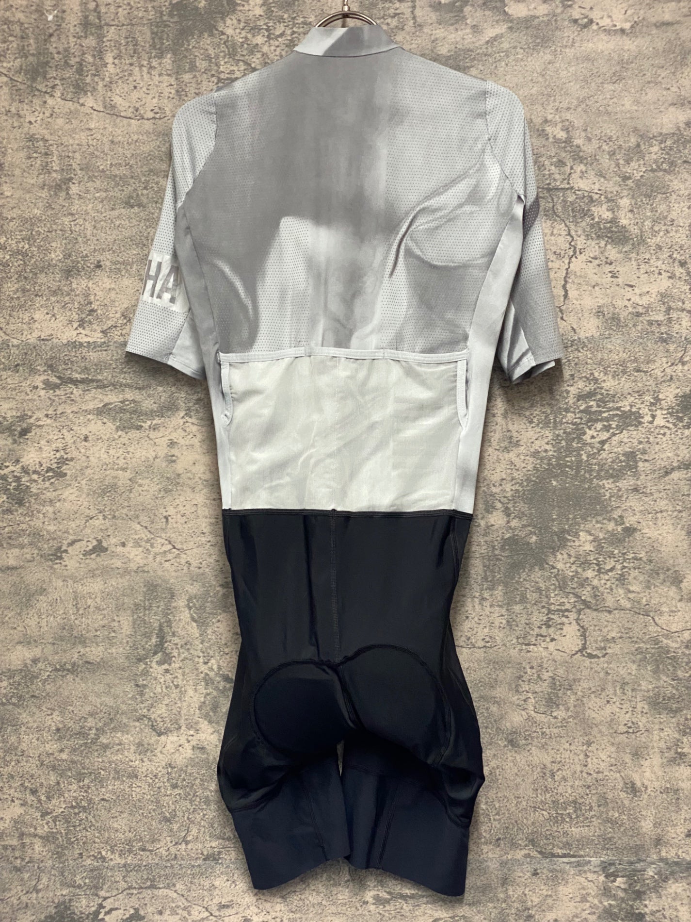 JC605 ラファ Rapha PRO TEAM CRIT AEROTEAM 半袖 ワンピース グレー M