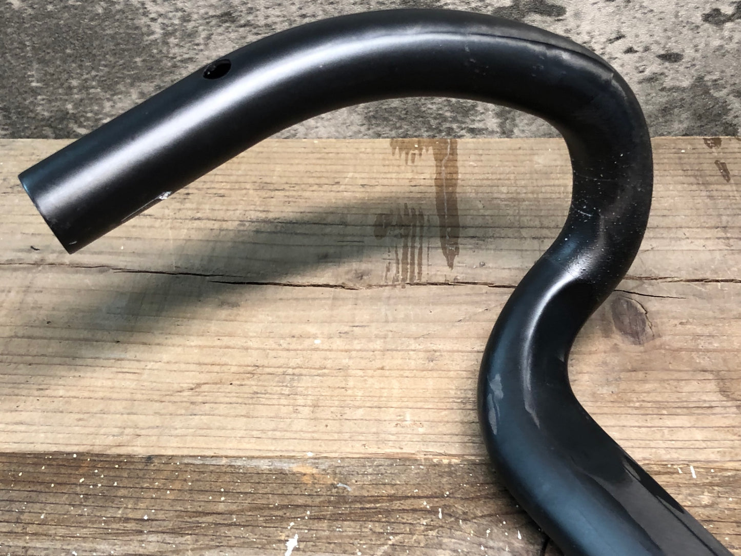 ID142 ウィスキー Whisky Parts Co. スパーノ・カーボンドロップバー Spano Carbon Drop Bar Φ31.8 ブラケット部C-C440mm