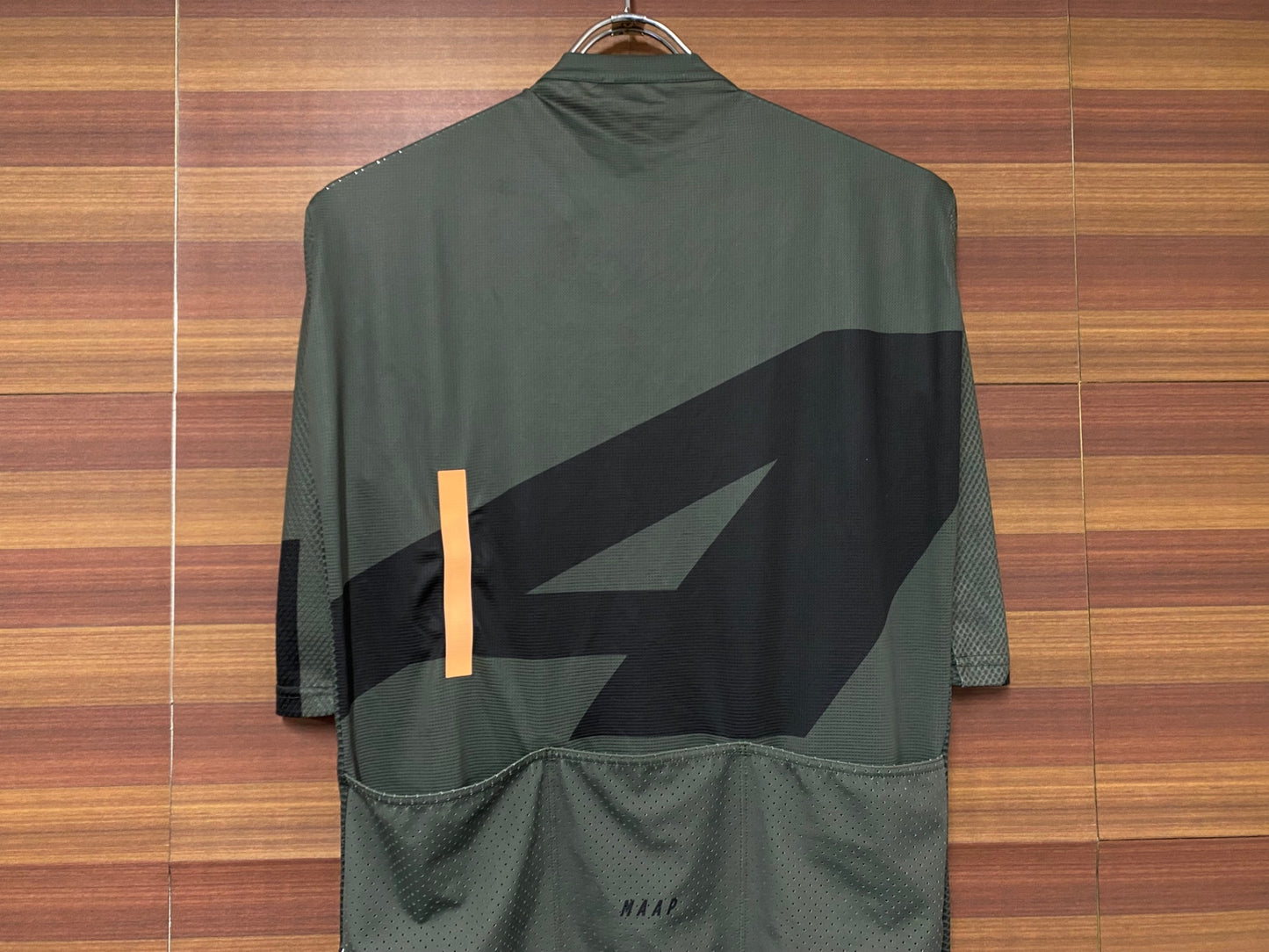 IN597 マープ MAAP PRO FIT JERSEY 半袖 サイクルジャージ カーキ 黒 XXL