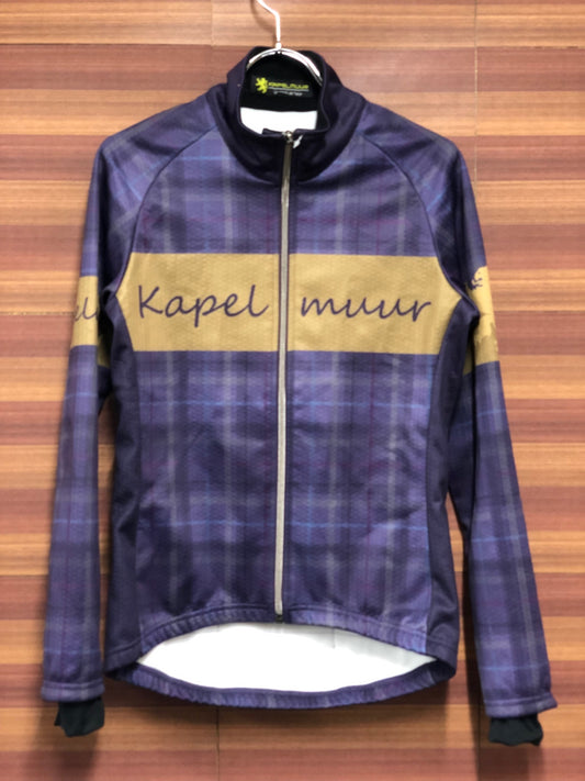 IM481 カペルミュール kapelmuur 長袖サイクルジャケット 紫 XS 裏起毛