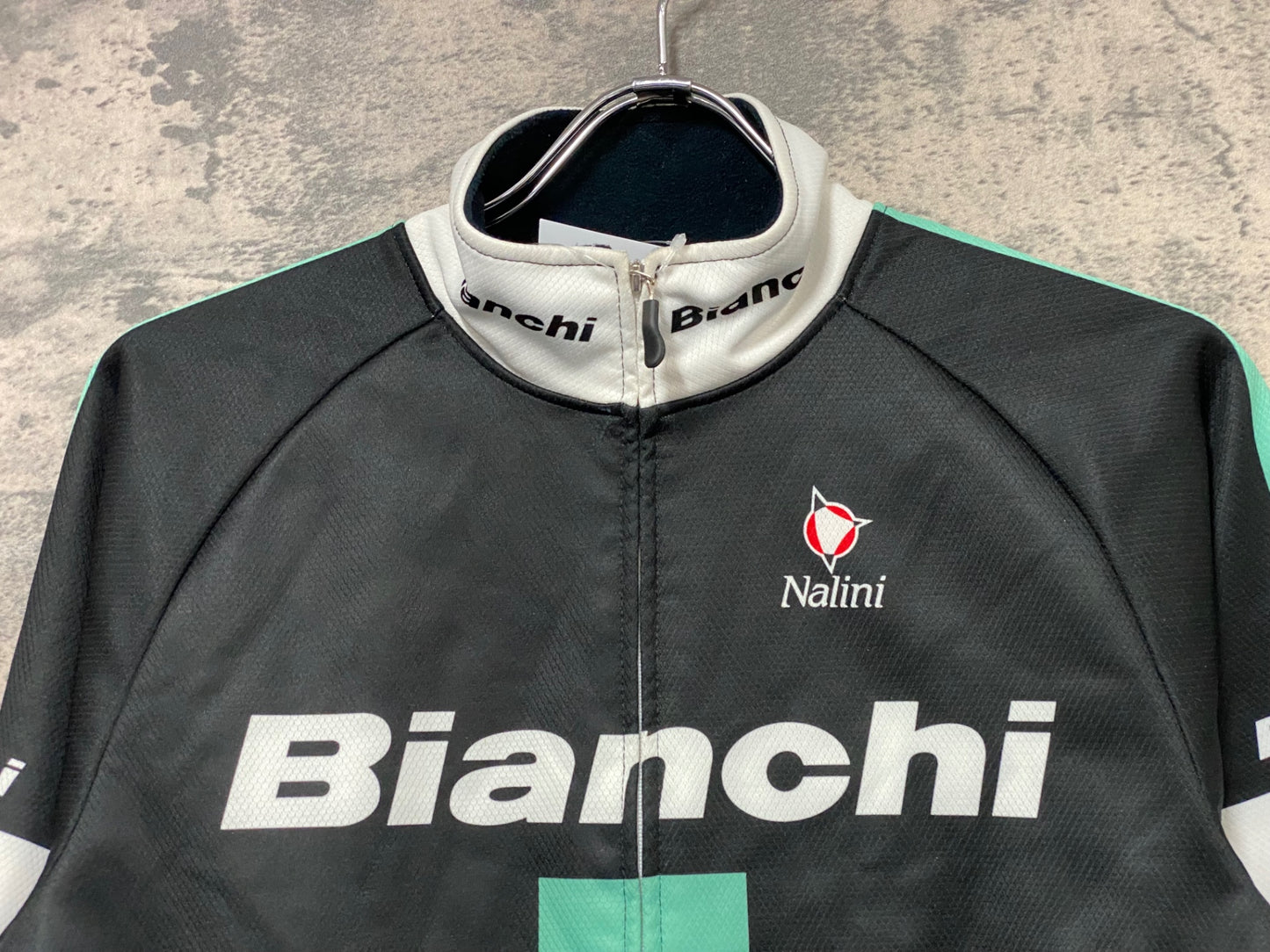 JB893 ビアンキ Bianch nalini 長袖 サイクルジャケット 黒 S 裏起毛