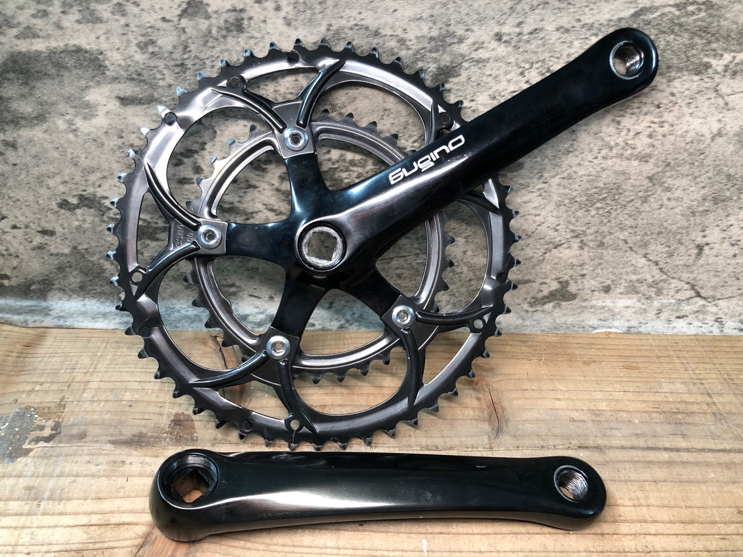 IS083 スギノ SUGINO XD2 クランクセット 黒 170mm 50/34T