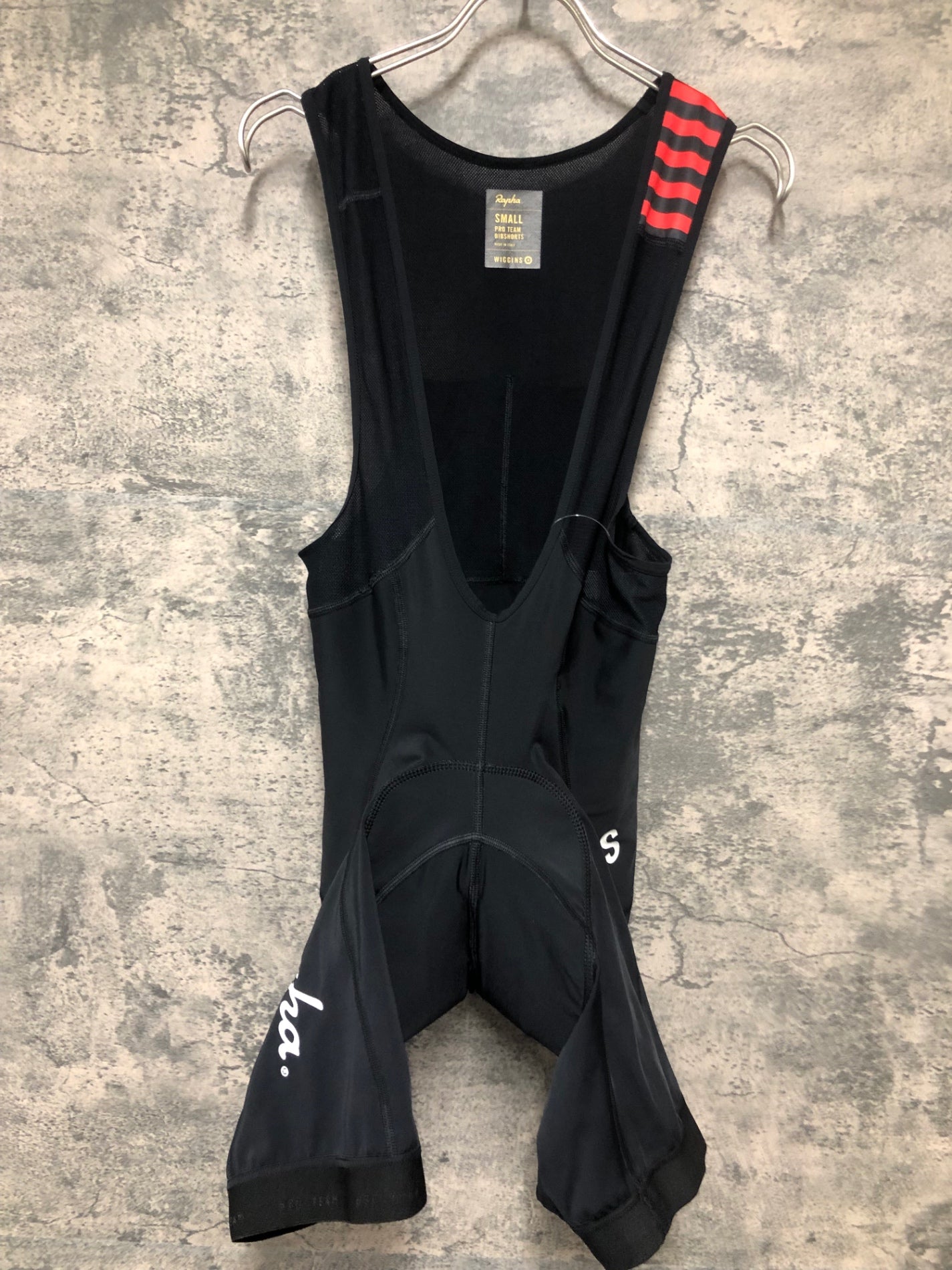 IY125 ラファ Rapha PRO TEAM ビブショーツ S Team Wiggins ブラック