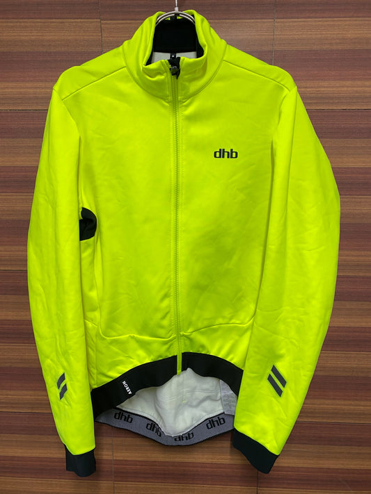 IP353 dhb 長袖 サイクルジャケット ネオンイエロー M 裏起毛