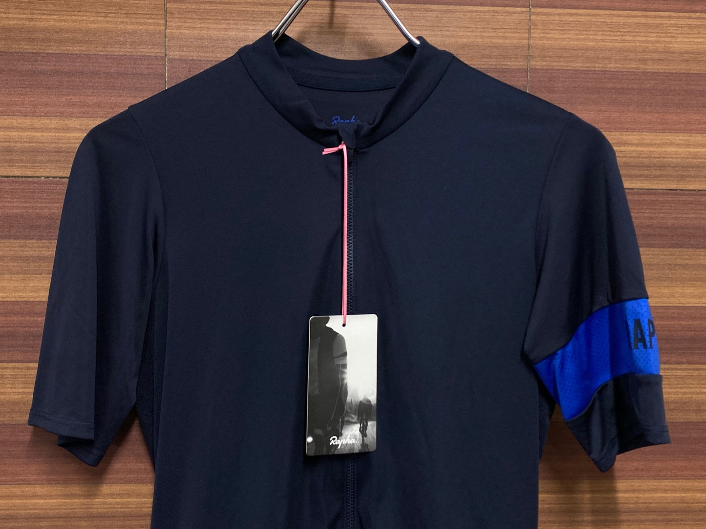 IT649 ラファ Rapha PRO TEAM FLYWEIGHT JERSEY 半袖 サイクルジャージ 濃紺 S 未使用