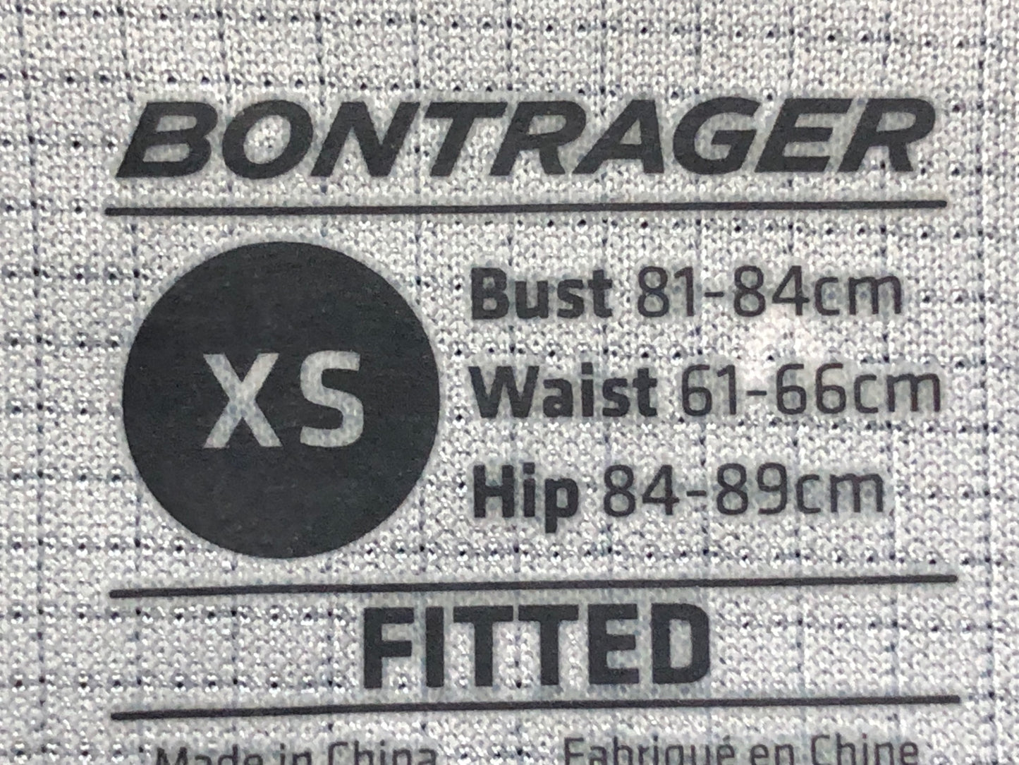 IO331 ボントレガー BONTRAGER レディース 半袖 サイクルジャージ 黒 S