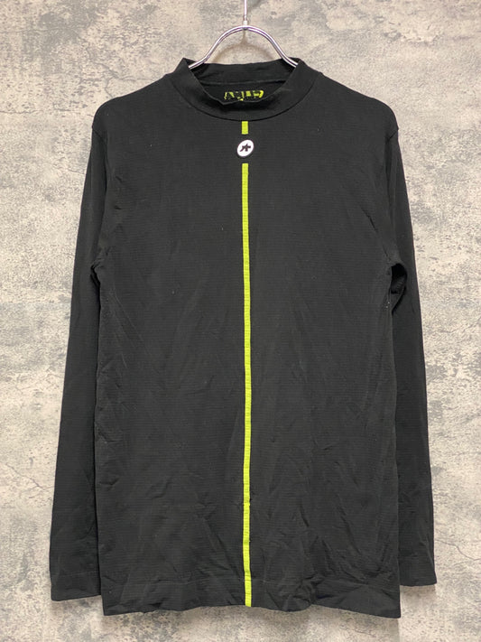 JC648 アソス ASSOS SKIN LAYER CLIMA CODE 2/3 長袖 べースレイヤー 黒 L/XL