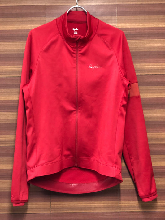 IL636 ラファ Rapha CORE WINTER JACKET 長袖 サイクルジャケット 裏起毛 赤 L ※汚れ有