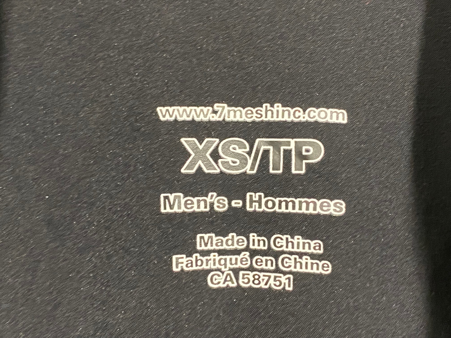 IS745 セブンメッシュ 7MESH 半袖 サイクルジャージ 黒 XS