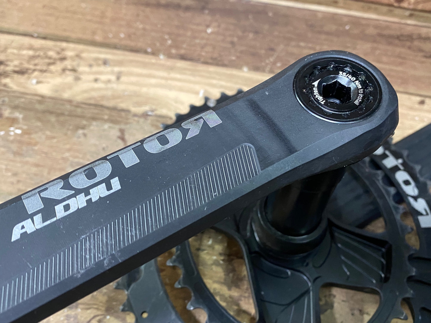 IM836 ローター ROTOR アルデュ ALDHU クランクセット 160mm 52/36T 楕円 ROAD AXLE Φ30