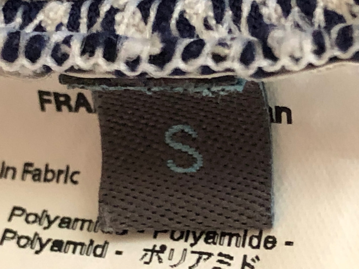 IN925 カフェドシクリステ CAFE DU CYCLISTE FRANCINE 半袖 サイクルジャージ S 紺 レディース