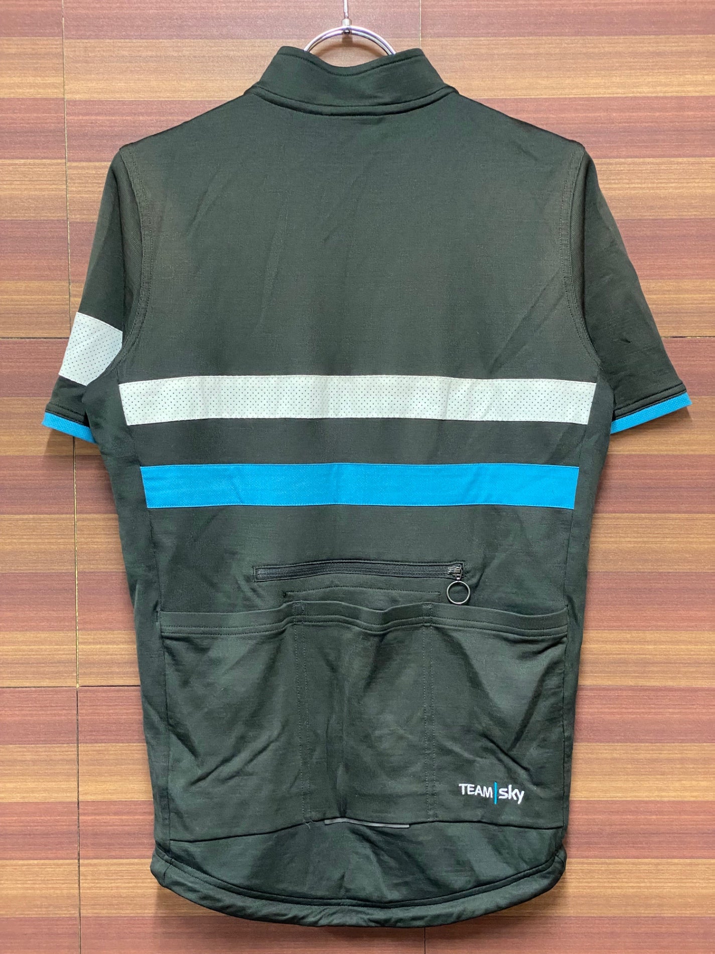 IB226 ラファ RAPHA TRAINING BREVET JERSEY TEAMSKY 半袖サイクルジャージ グレー Ｍ