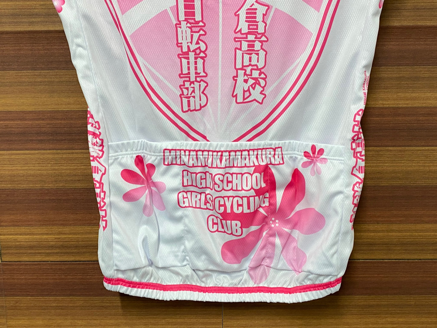 IS002 ウエイブワン WAVE ONE 半袖 サイクルジャージ ピンク M 南鎌倉高校女子自転車部