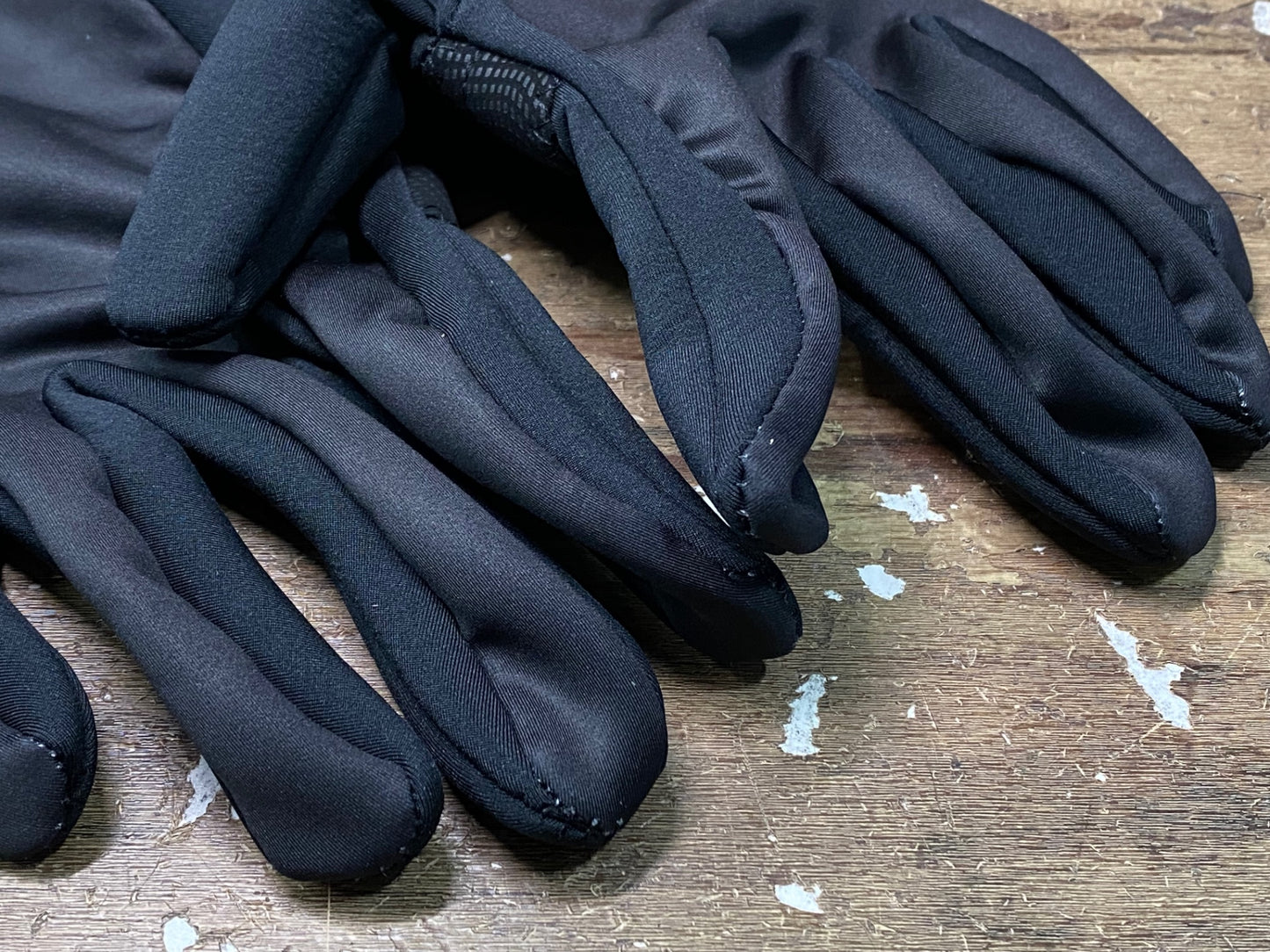 IO595 プッシュハード PUSH HARD 長袖 サイクルグローブ 裏起毛 黒 M