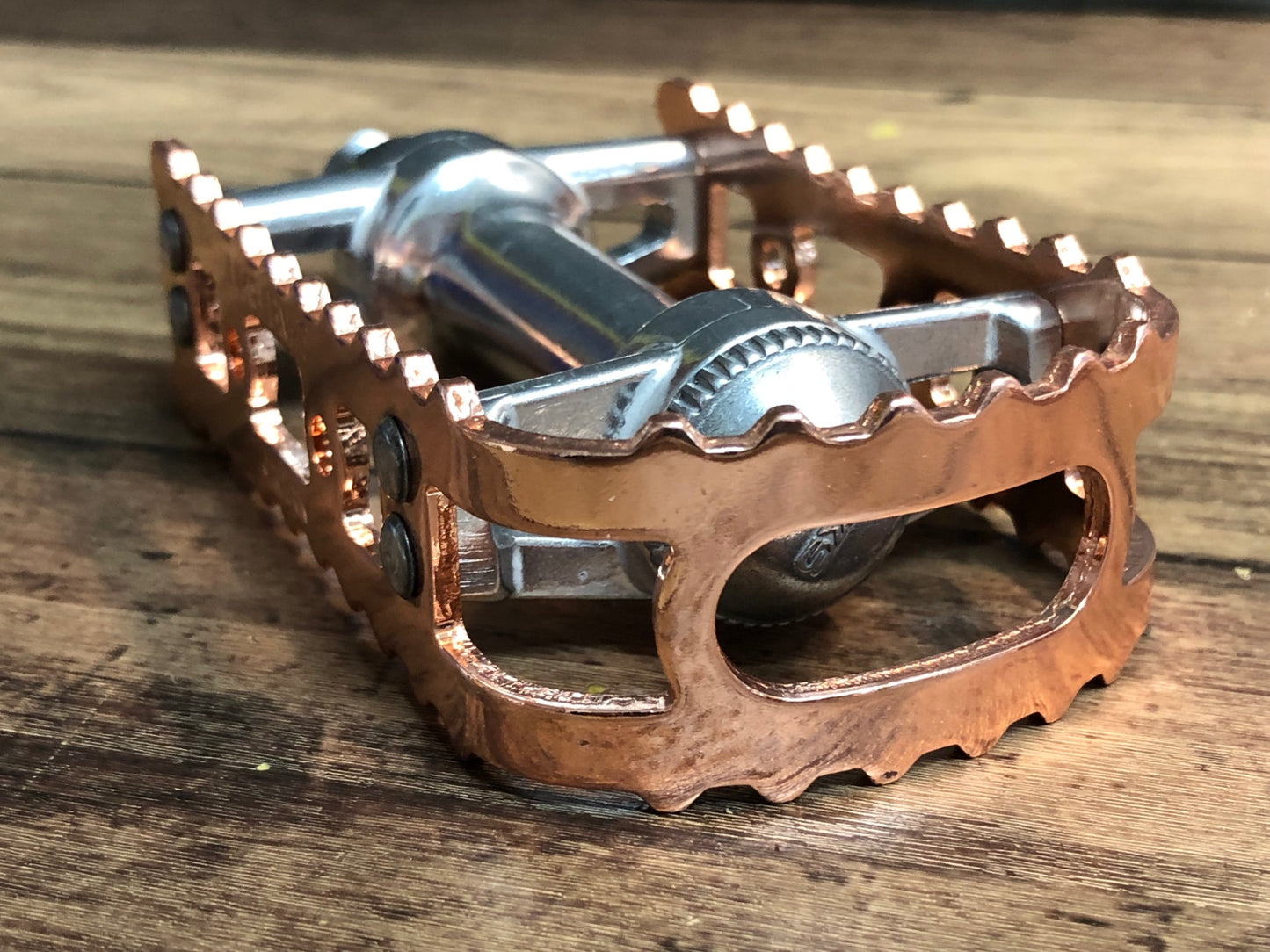 IQ622 三ヶ島 MKS BM-7 フラットペダル コッパー 未使用品