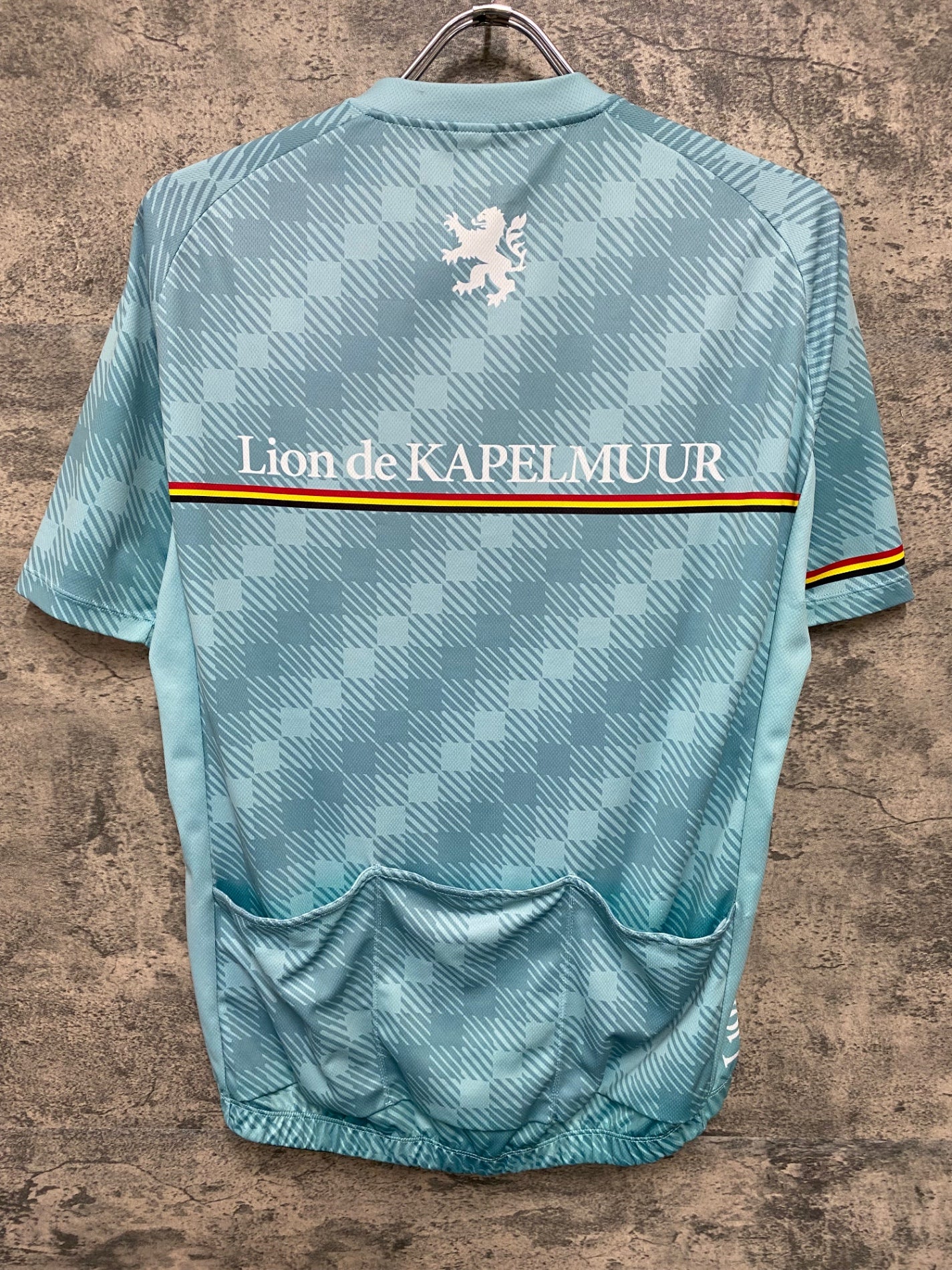 IY595 カペルミュール KAPELMUUR 半袖 サイクルジャージ 水色 XL