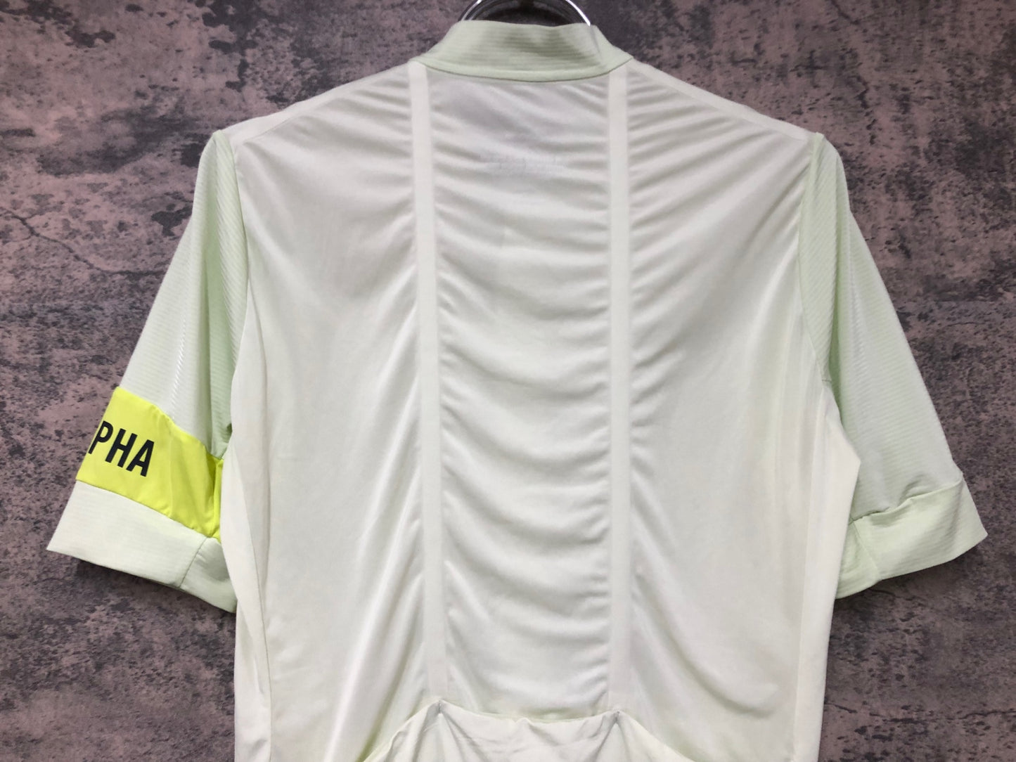 IW282 ラファ Rapha pro team jersey 半袖サイクルジャージ 黄緑 S ※タグ無し