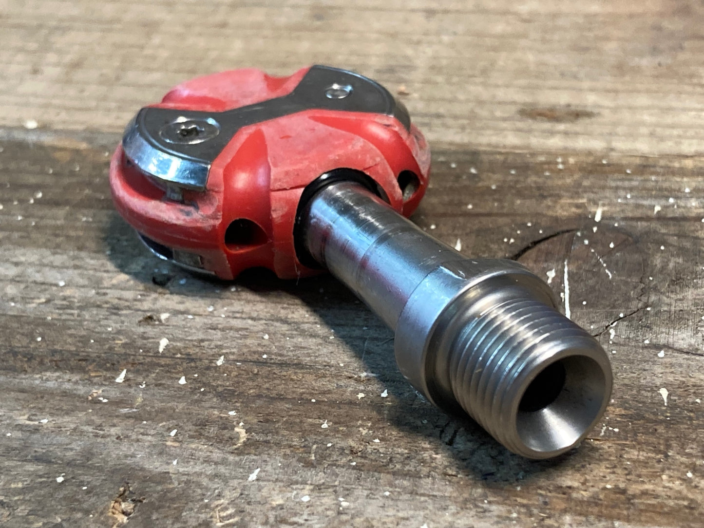 IO773 スピードプレイ SPEEDPLAY ゼロ ZERO ビンディングペダル ステンレスシャフト 赤