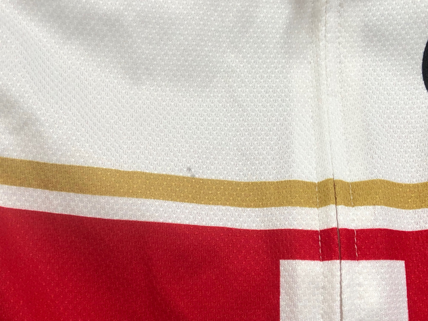 IX201 アソス assos NS.NEOPRO サイクルベスト ジレ 白 赤 M ※汚れ