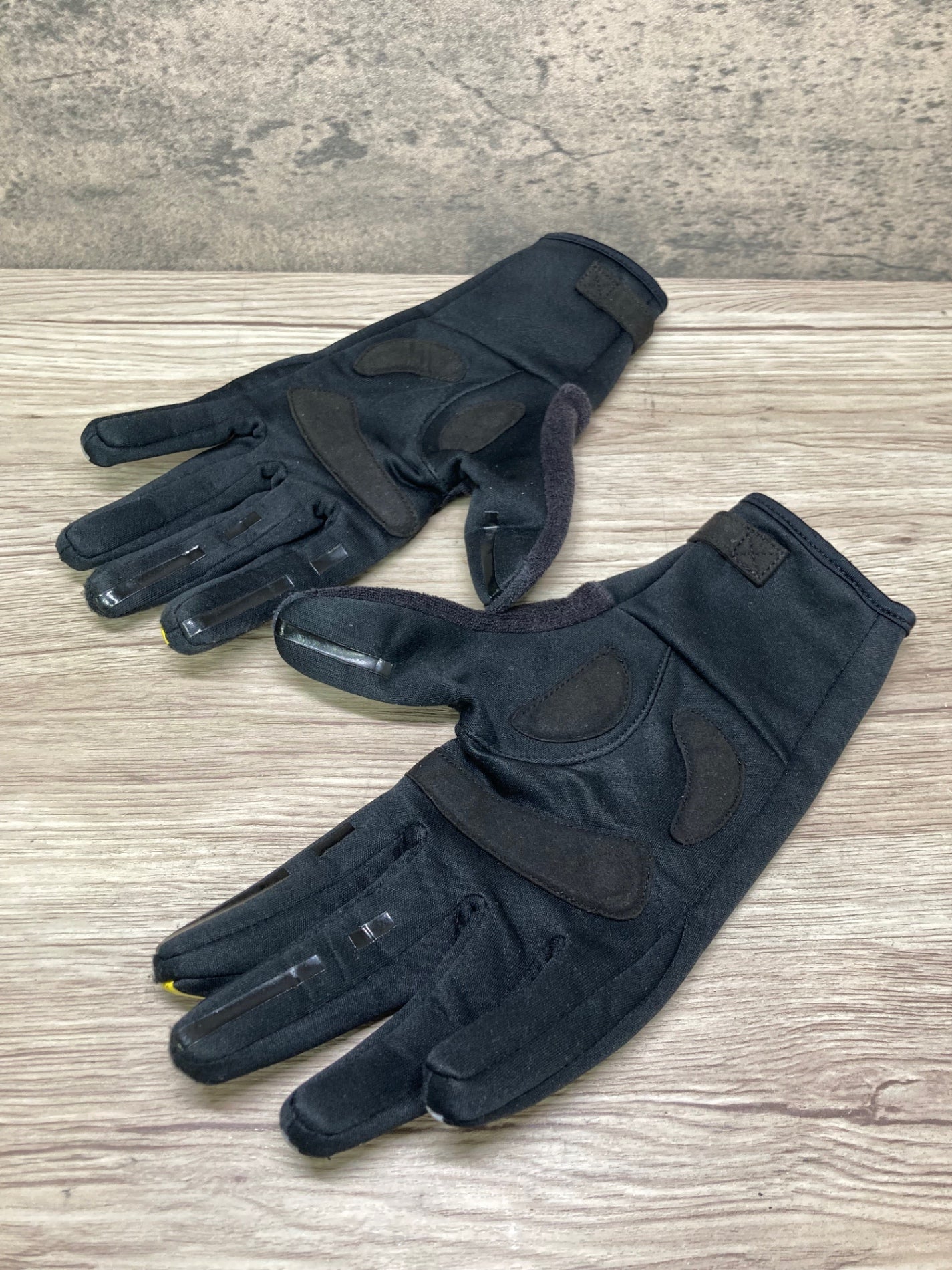 JA402 マヴィック MAVIC 長指 グローブ 黒 M 裏起毛 ※擦れ