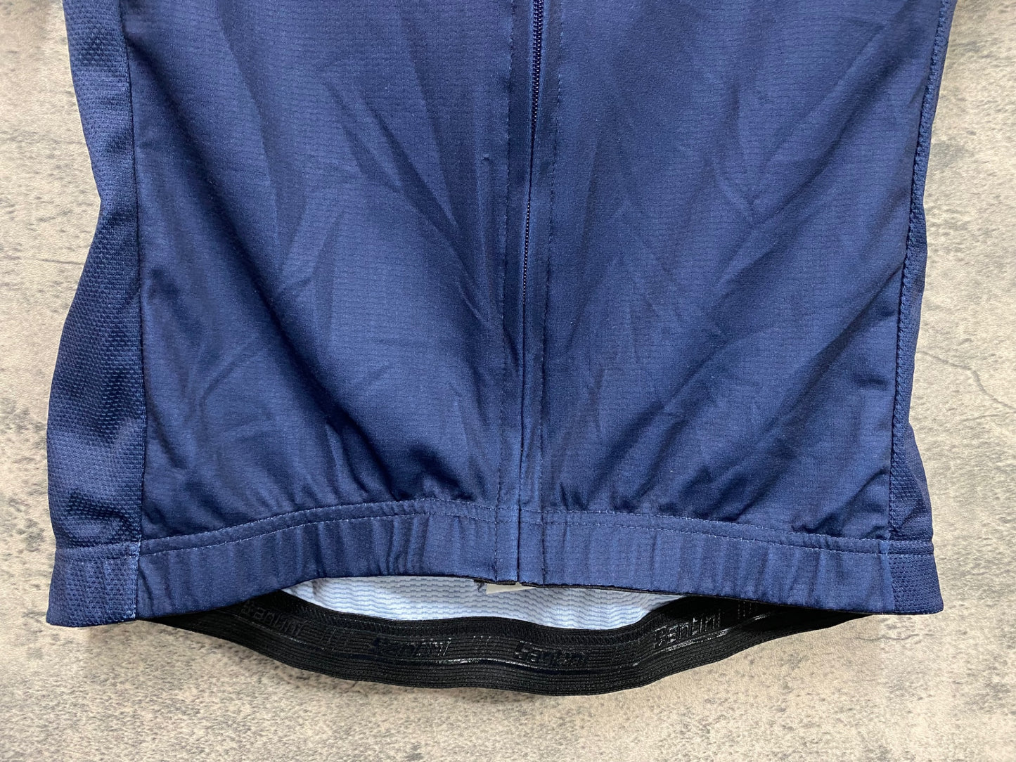 IT485 サンティーニ Santini 半袖 サイクルジャージ ネイビー M TREK FACTORY RACING