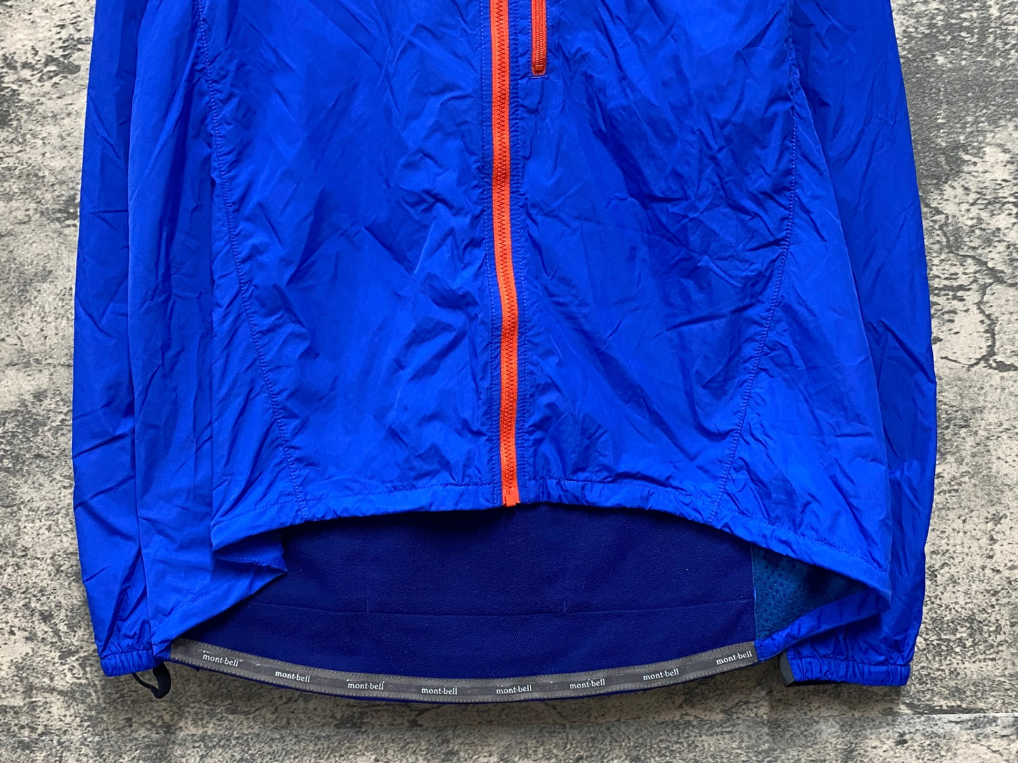 JB486 モンベル mont-bell 長袖 サイクルジャケット 青 L 裏起毛