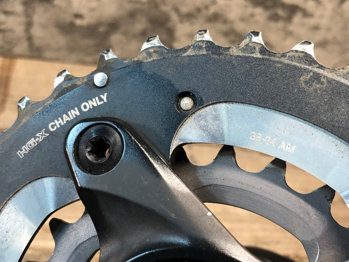 IU280 シマノ SHIMANO デオーレ deore XT FC-T780 トリプル クランクセット 170mm 38-24T