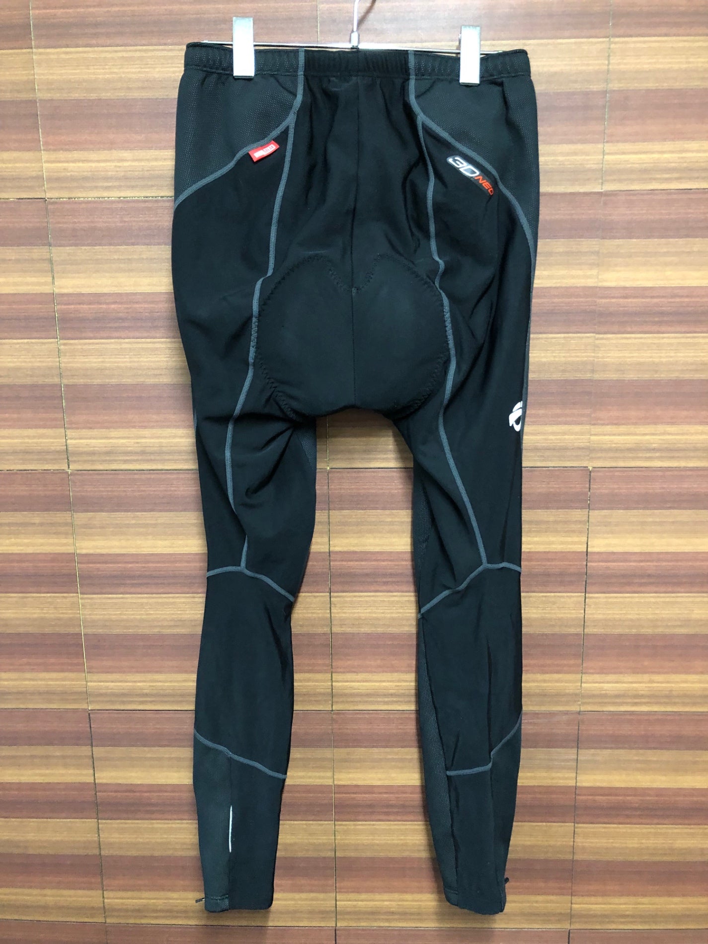 II207 パールイズミ PEARL iZUMi レーサータイツ 黒 L 裏起毛 3DNEO WIND BREAK