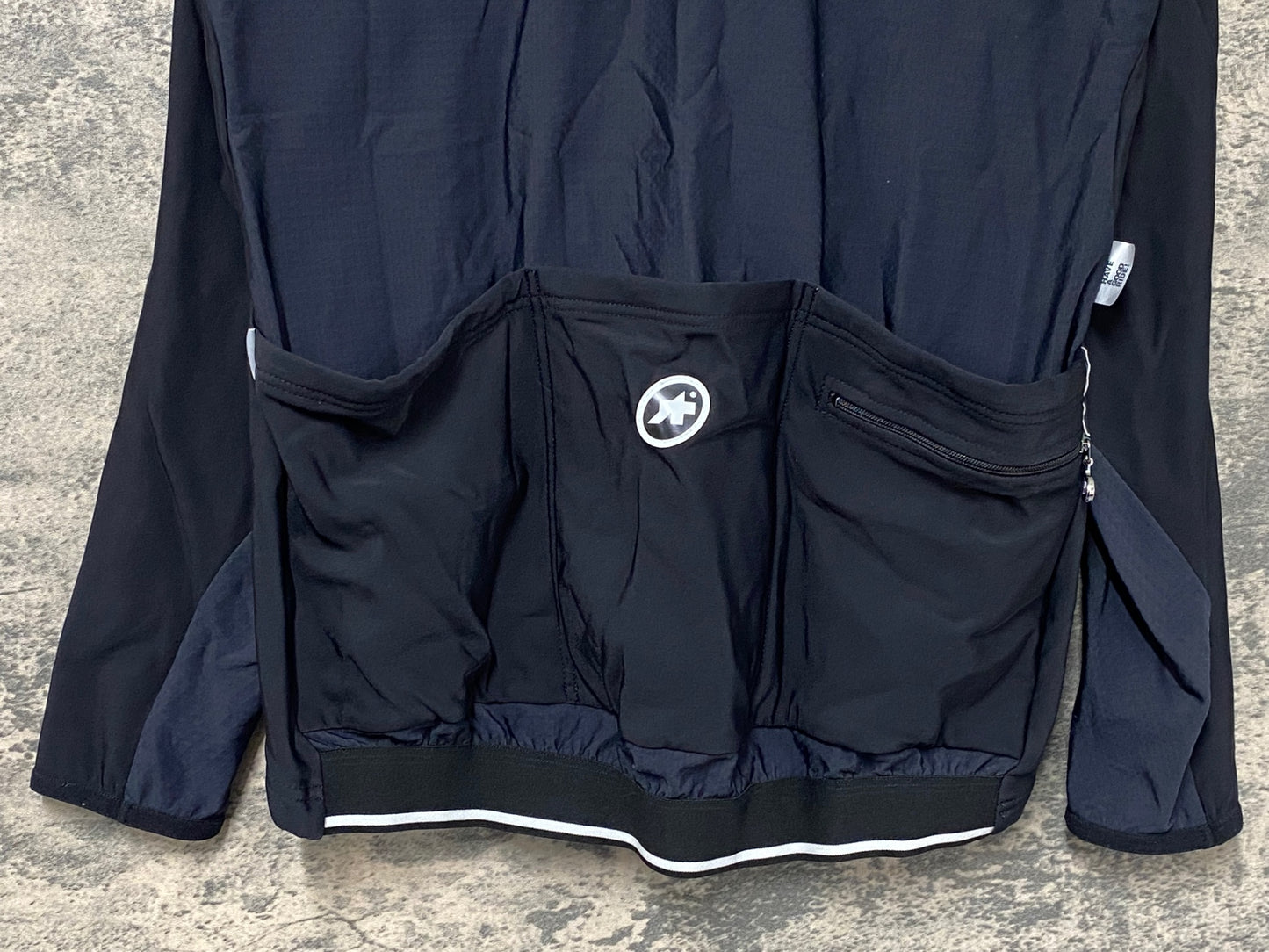 IW476 アソス Assos EVO7 RXQ 607 長袖 サイクルジャージ 黒 M 裏起毛 ※脇下ゴム切れ