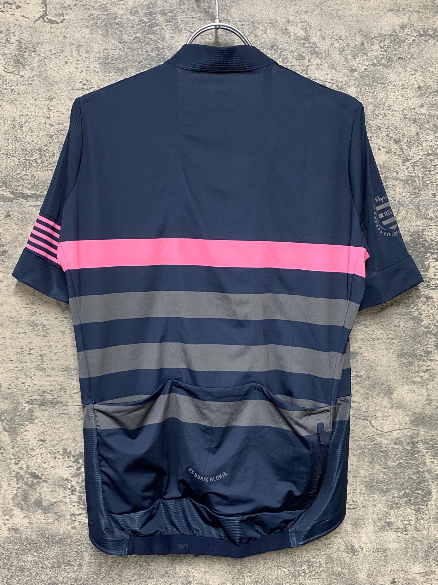 JA594 ラファ Rapha RCC PRO TEAM JERSEY 半袖 サイクルジャージ 黒 L