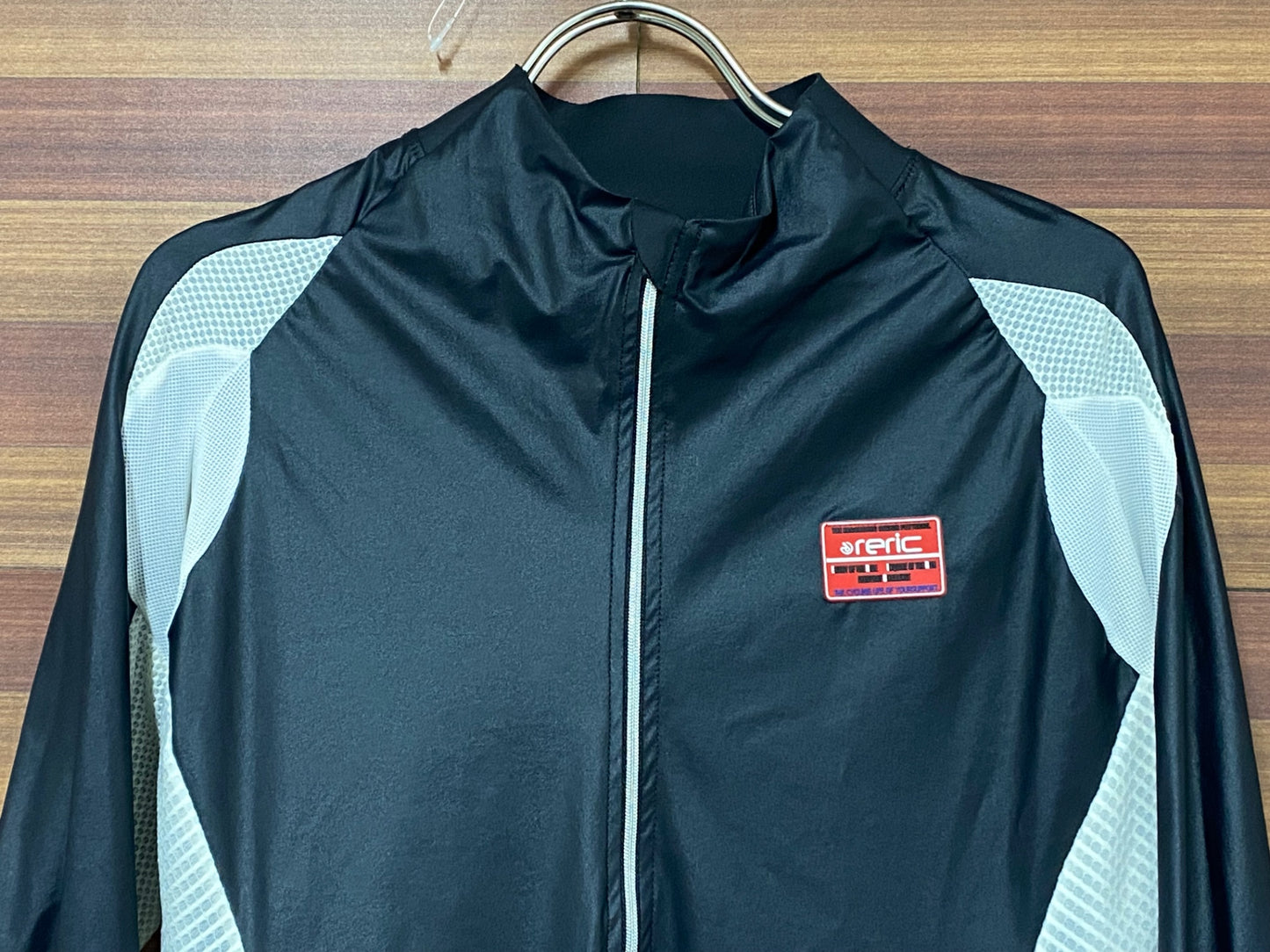 IQ236 レリック reric 長袖 サイクルジャージ 黒 白 XL