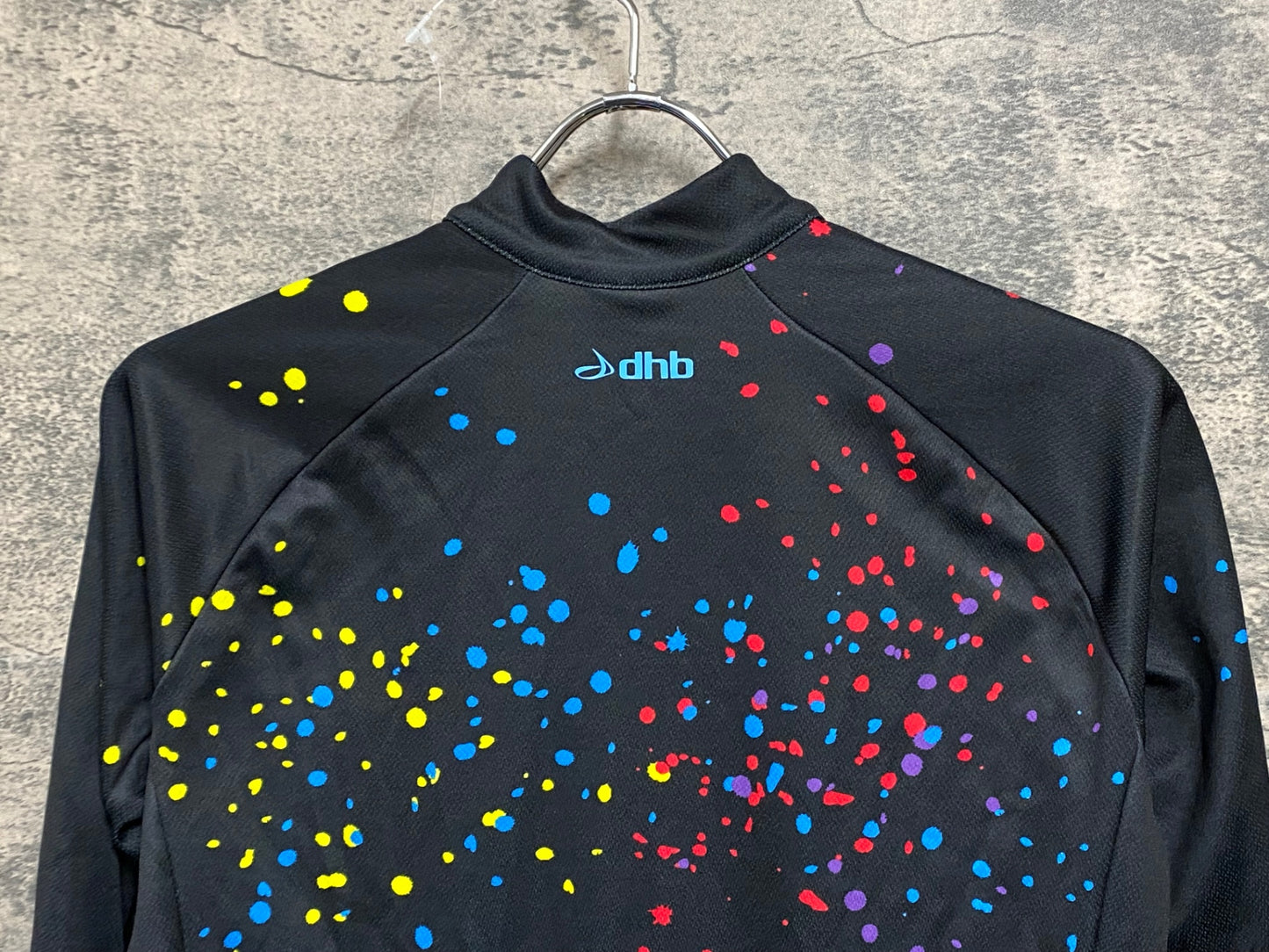 JA628 dhb 長袖 サイクルジャージ 黒 S 裏起毛