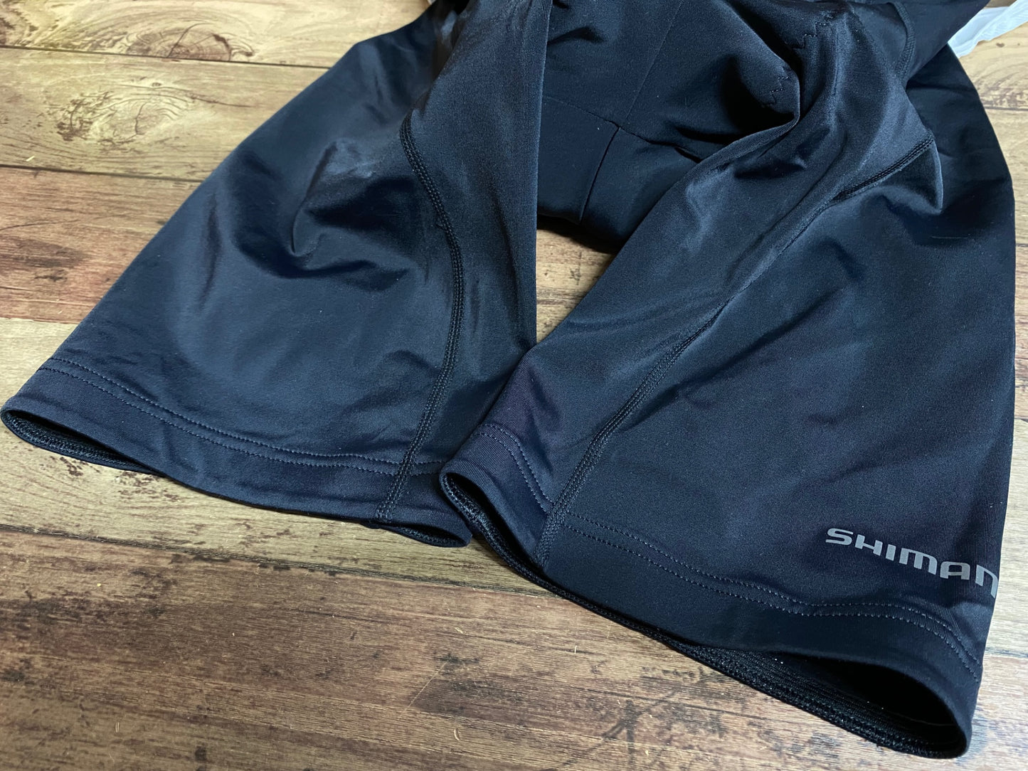 IO131 シマノ SHIMANO ビブショーツ 黒 白 M