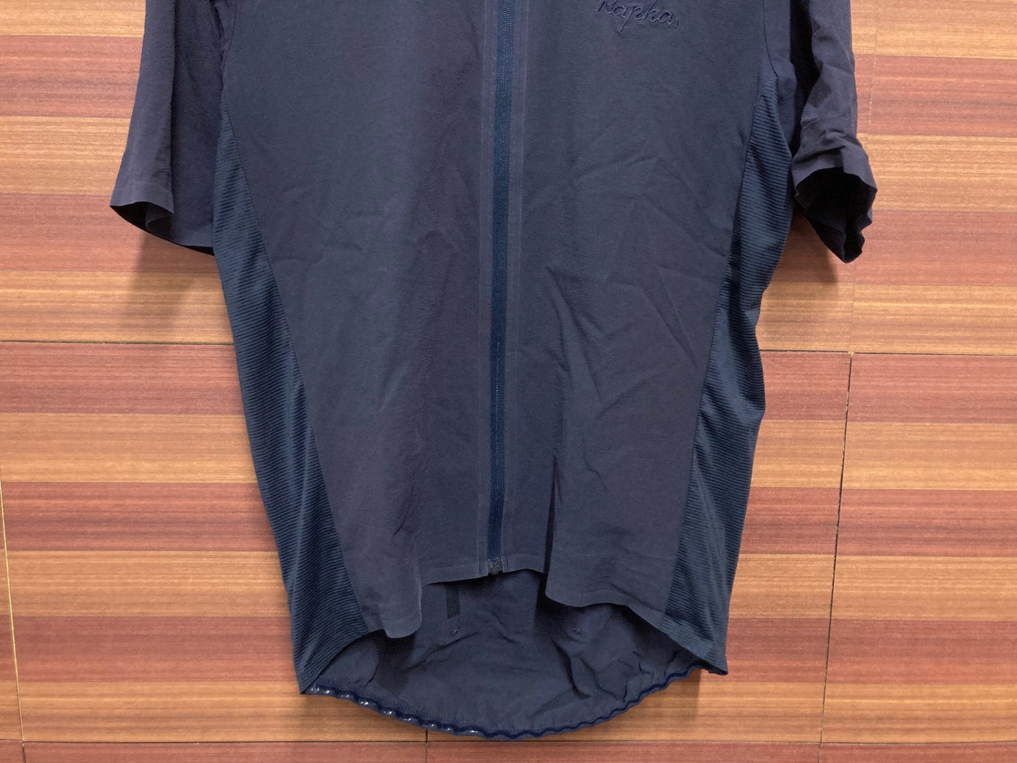 ID566 ラファ Rapha SILK FLYWEIGHT JERSEY 半袖 サイクルジャージ 紺 S