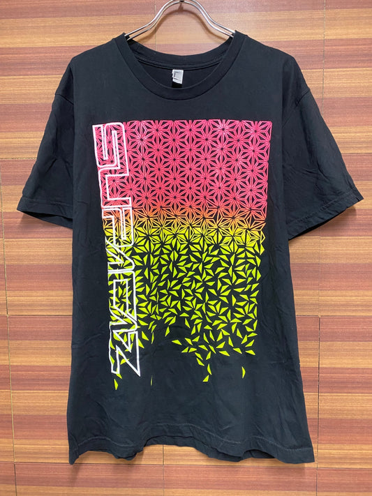 ID054 スパカズ SUPACAZ 半袖 Tシャツ 黒 L