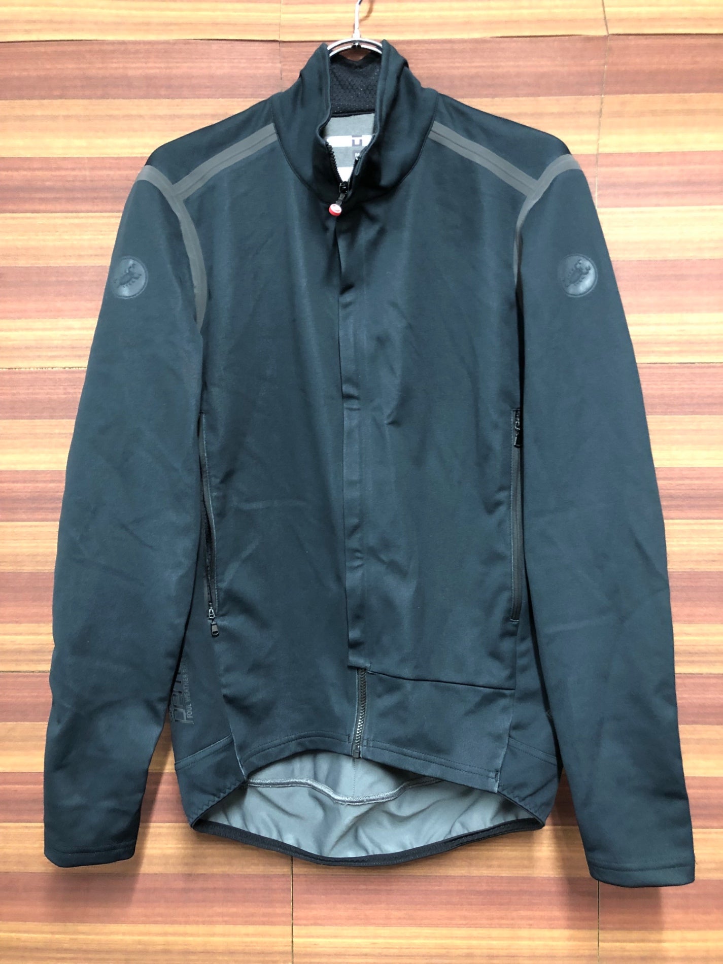 IP786 カステリ castelli ペルフェット Perfetto Ros 長袖サイクルジャケット Black Out Edition 黒 M GORE TEX INFINIUM