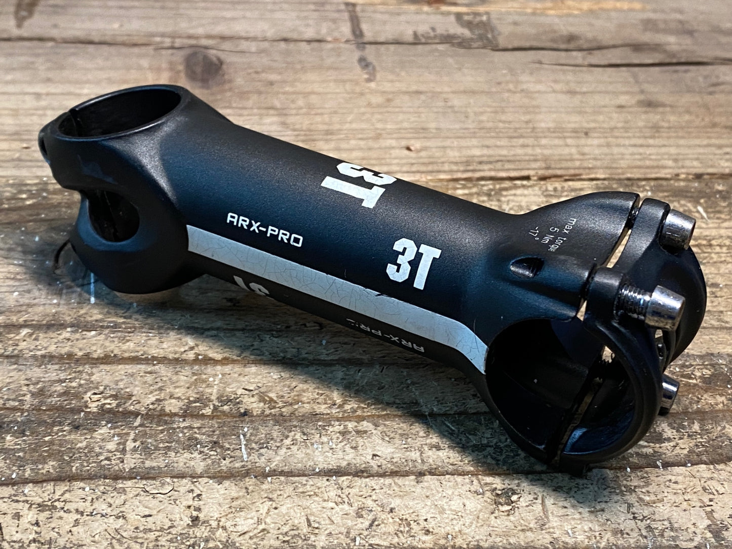 IY054 3T ARX-PRO アルミ ステム 110mm Φ31.8 OS -17° ※ボルト欠品