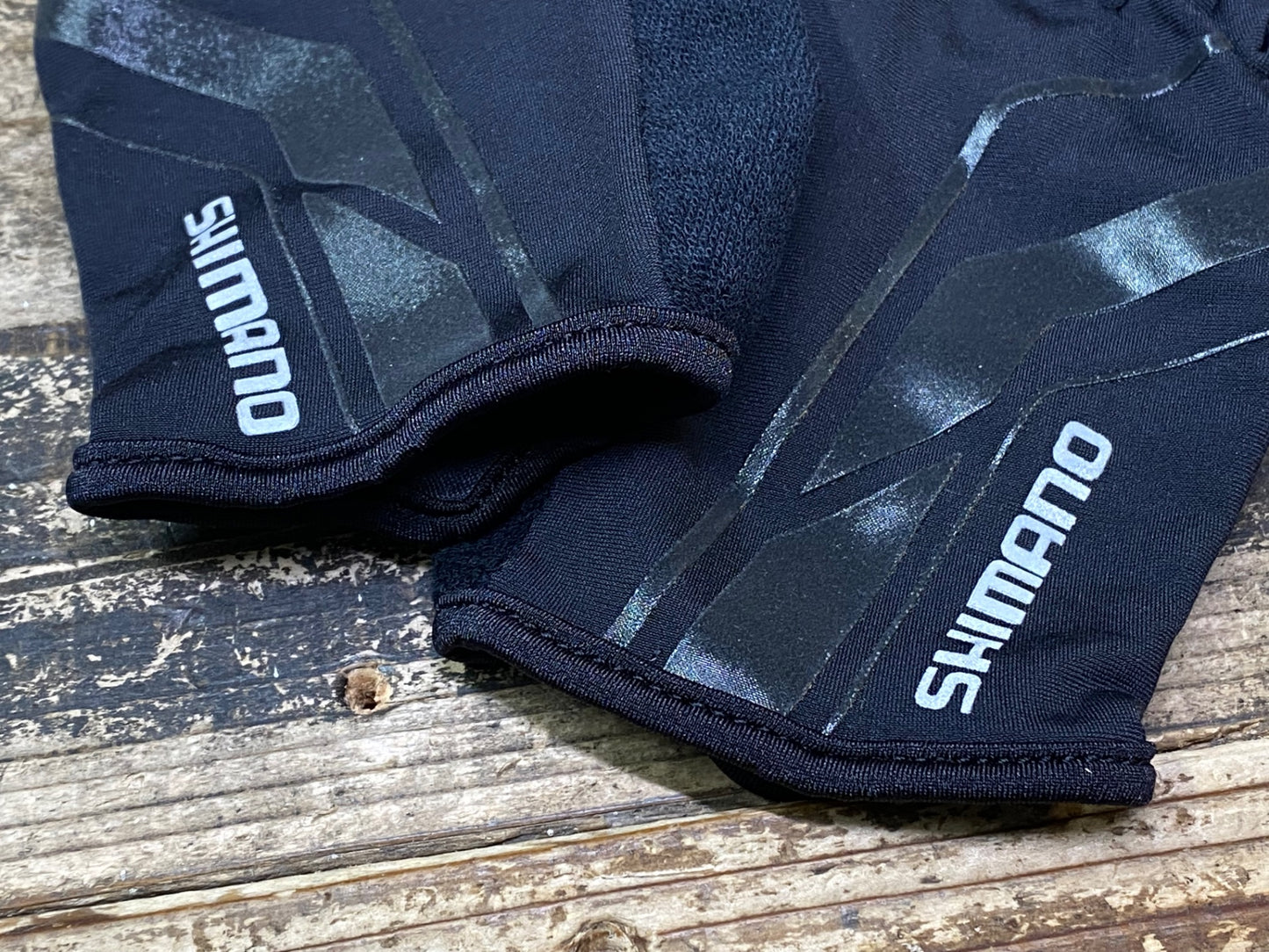 JC913 シマノ SHIMANO 長指 グローブ 黒 S