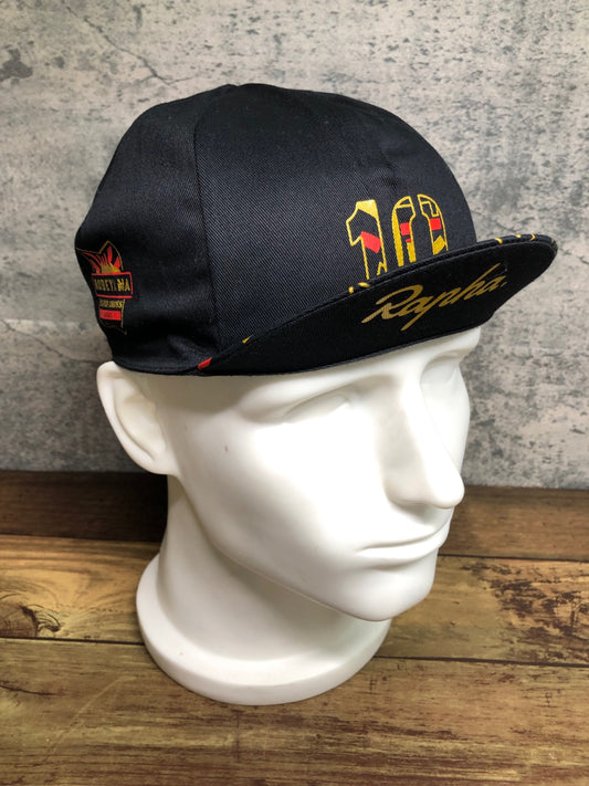 IT255 ラファ Rapha サイクルキャップ 黒 NOBEYAMA SUPER CROSS