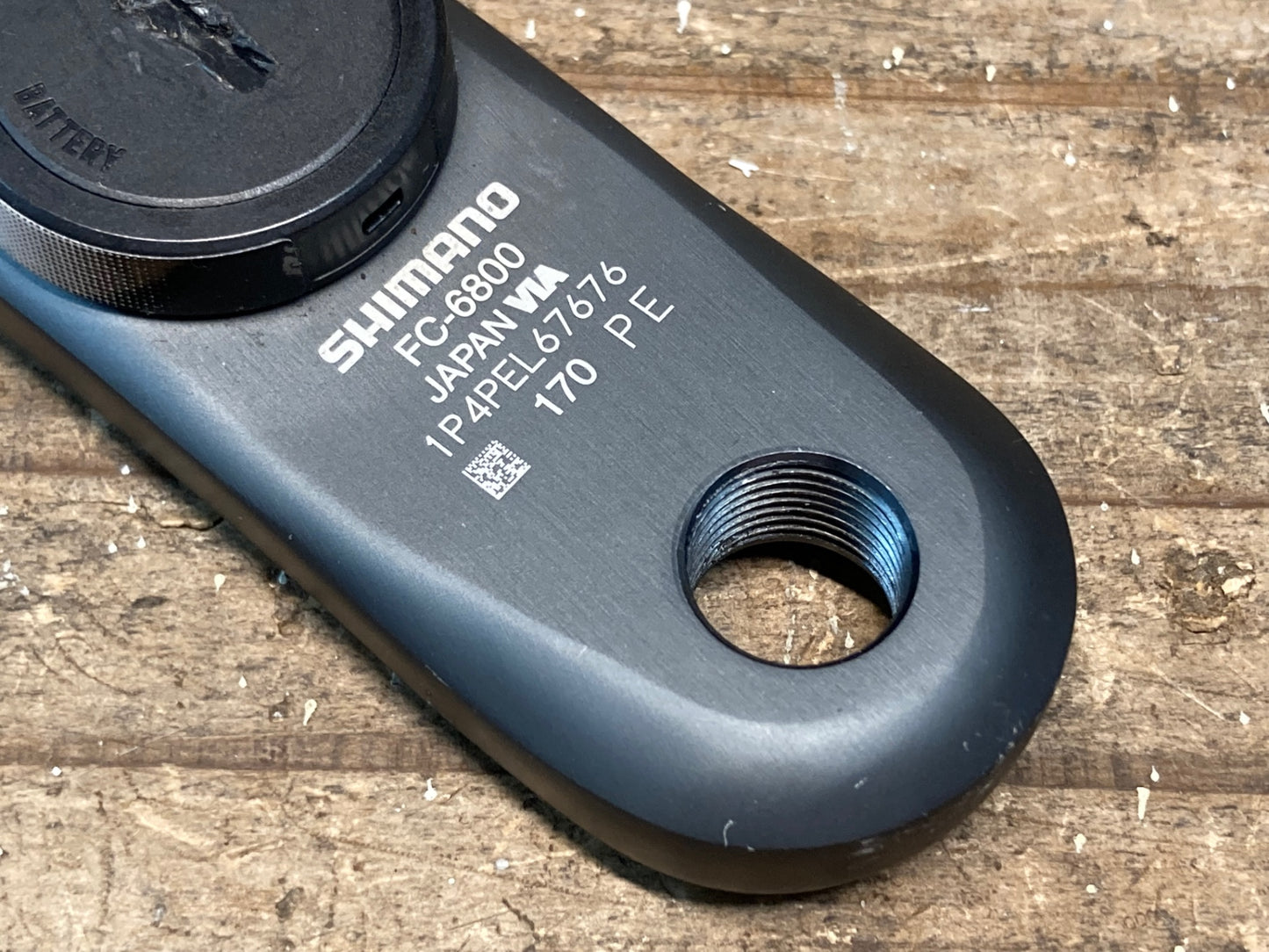 IN167 シマノ SHIMANO アルテグラ ULTEGRA FC-6800 左アームのみ 170mm Pioneer パワーメーター ※接続確認済