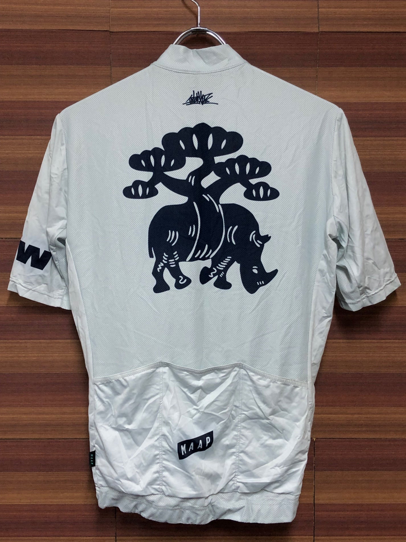 IO889 マープ MAAP TEAM FIT 半袖サイクルジャージ 薄緑 Mサイズ