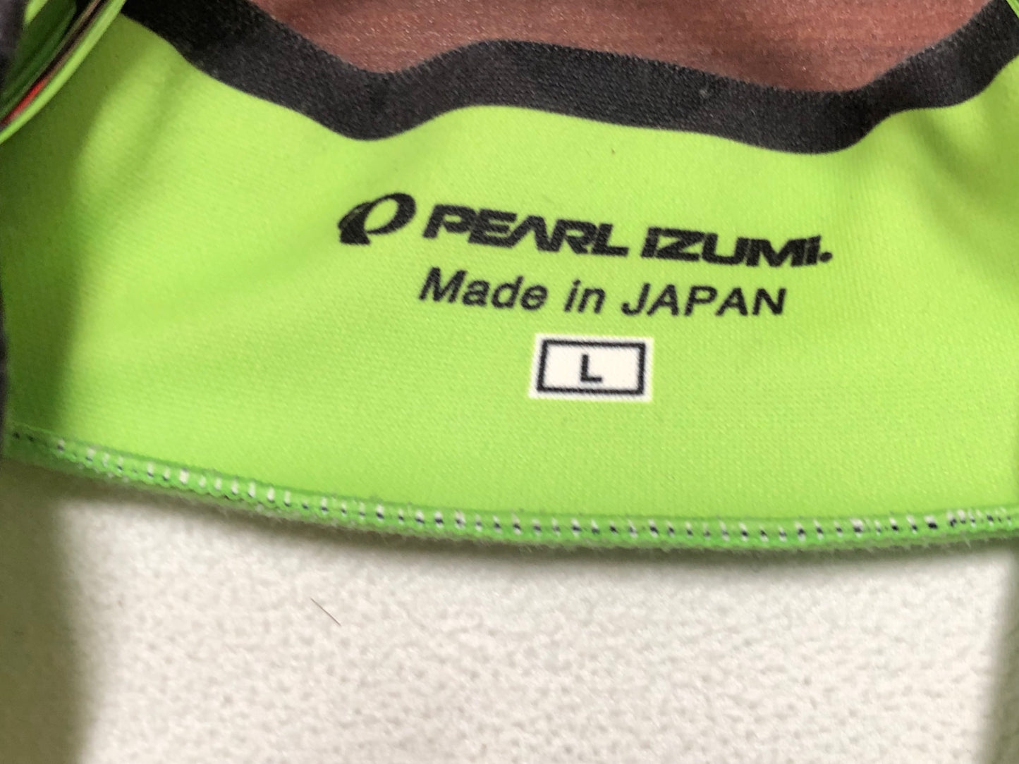 IM164 パールイズミ PEARL iZUMi 長袖 サイクルジャージ 黒 グレー L 裏起毛